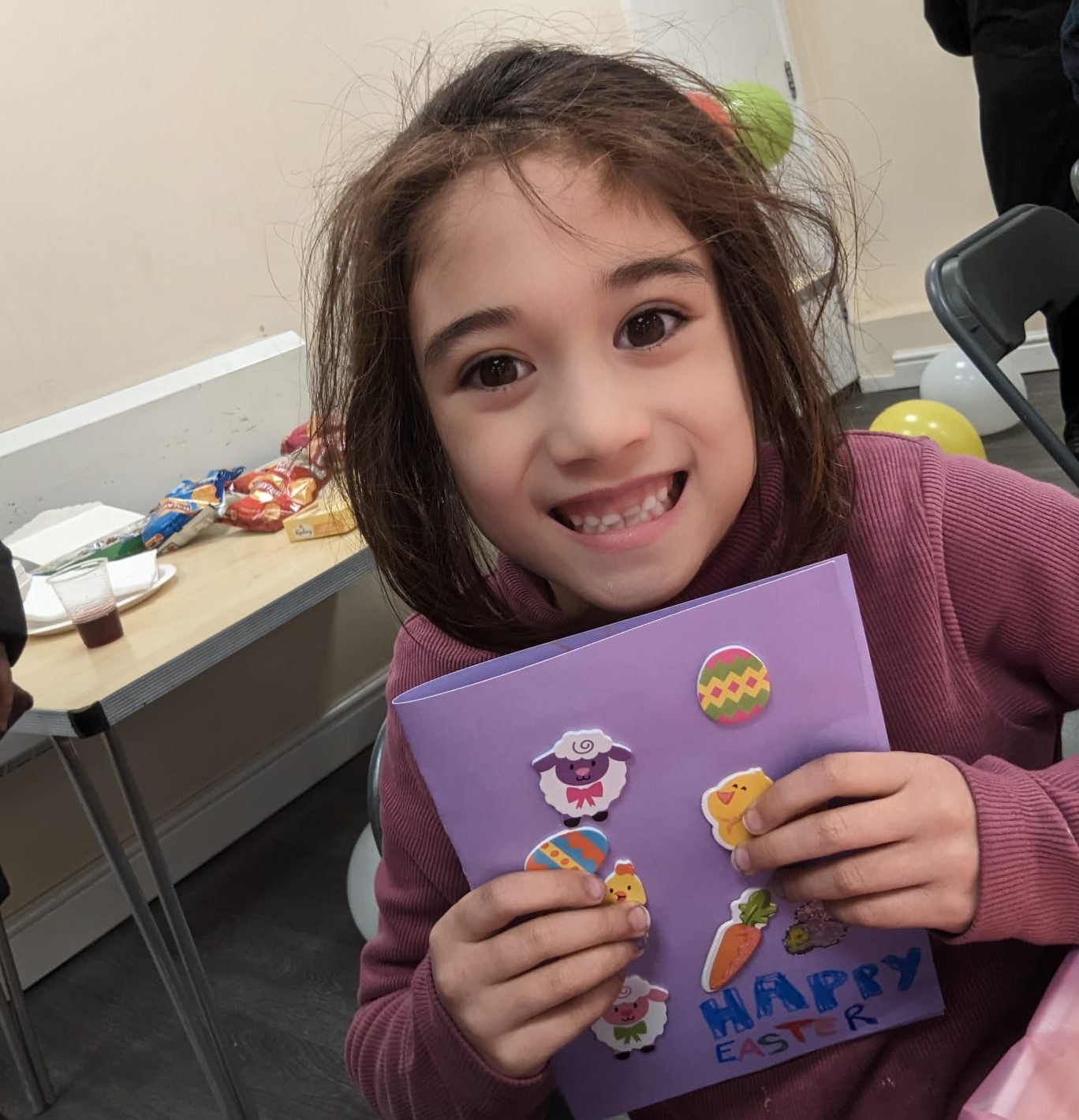 a happy young artist