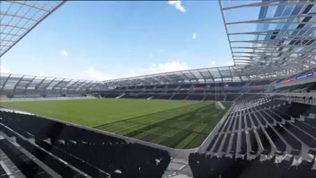 3D - Artist's impression of Casement Park in Belfast