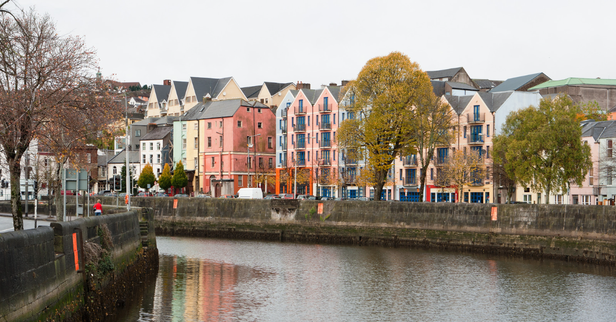3D The River Lee in Cork city
