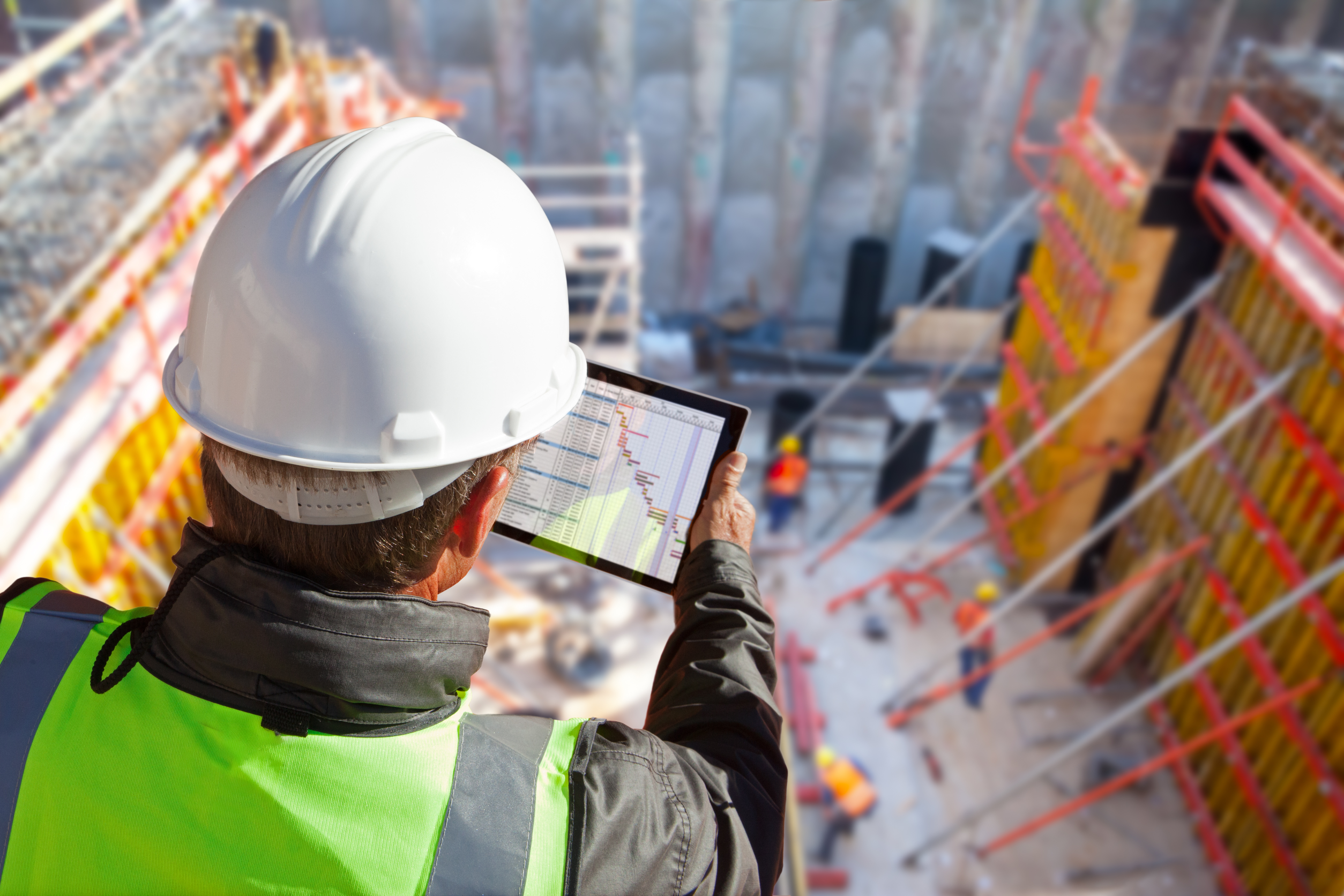 3D Construction site view